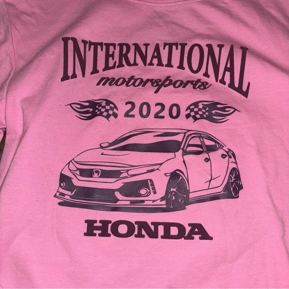 PacSun Pink Honda Racing Top - Picture 2 of 3